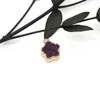 Encantos pequeno pingente pedra natural cristal estrela de cinco pontas para fazer jóias diy colar pulseira acessório