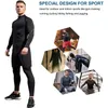 Men's T-Shirts Men Bodybuilding Sport T-shirt Quick Dry Running Shirt Long Sleeve Compression Top Gym T Shirt Men Fitness Tight Rashgard 230828