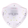 Secadores de unhas 36W LED / UV Secadores de lâmpada de secagem de unhas 12 lâmpadas LED para unhas Carga USB Nail Polish Gel Resina Cura Lâmpadas Nail Art Manicure Ferramentas X0828