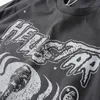 T-shirts hommes Hellstar T-shirt High Street Vintage Hommes Femmes Manches courtes Top Tee Skull Imprimer Hellstar T-shirts 230828