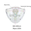 ネイルドライヤー80W UV LEDランプ爪調整可能な光乾燥機ゲルネイルアートツールマニキュアネイルサプライプロの機器X0828