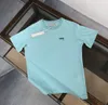 Moda Summer High Street Cotton T-shirt bluzy Jumper oddychający mężczyźni i kobiety literowe druk Drużyna koszulka z krótkim rękawem kurczą się i odporna na zmarszczki