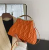 sales women shoulder bags 8 colors this year's popular sewing plaid handbag elegant atmosphere solid color retro leather bag street trend rhombic handbags 105#