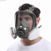 Skyddskläder 7 i 1 industriell målning respirator 6800 Gasmask Organisk gassäkerhet Arbetsfilter Damm Full Formaldehyd Skydd Face Mask HKD230826