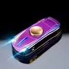 2022 Hot Sale Sports Car Shape Fidget Spinner Lys LED Light Metal USB Fast Charging Outdoor Windproof Cigarett SL53