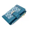 Great quality canvas women designer wallets large capacity lady short style fashion casual coin zero card purses no410
