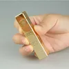 Metal Creative Gold Bar Forch Forcher, заработанное, бутане без газовых мужчин, гаджеты зажигания Персонализированные подарки 6FQ9