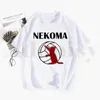 Homens camisetas Homens Camisetas Haikyuu Haikyu Manga Nishinoya Yuu Oikawa Tooru Tops Tees Homens Mulheres Manga Curta Camisa Casual Streetwear Engraçado Verão HYYL