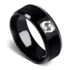 Bague de créateur en acier inoxydable, 12 constellations, bague simple en acier titane, constellation