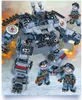 Transformator Figur Lepin Militär Build Block Tank Transformer Toy Blaster Model Build Kit Transformers Robot Small Particle Build Military Minifig Toys for Boy