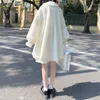 Misto lana da donna Manica a sbuffo monopetto Dolce elegante Cappotto di lana Giacca da donna Bowknot Lolita Colletto per bambola Capispalla Abiti di moda coreana 230826