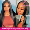 Rechte HD Lace Front Menselijk Haar Pruiken voor Vrouwen Full Lace Menselijk Haar Pruiken Braziliaanse Transparant Kant Frontale Pruiken Remy haar