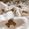 Dekens Winter Baby Inbakeren Wrap Reizen Beddengoed Quilt Voor Verdikte Beer Herfst Sprei Op Het Bed Baby Accessoires