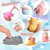 لعبة إزالة الضغط 10/50pcs ألعاب اسفنجي صغيرة mochi squishies kawaii نمط الحيوانات تخفيف الإجهاد squize للأطفال هدايا عيد ميلاد الفتيات 230826