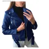 Women's Leather Faux Leather Women Spring Autumn PU Leather Jackets Ladies Slim Short Zipper Outerwear Jacket Coats Plus Size S-5XL T230828