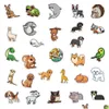 Car Stickers Sticker 10/50/100Pcs Lovely Cute Mixed Animal For Kids Girls Water Bottle Notebook Skateboard Random Cartoon Pets Vinyl D Dh5Ig