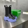 2023 Martin Boots Platforma Platforma Bootie Opona opon w górę Chunky Bot Real Crystal Kryształowy Kostka na zewnątrz Anti-Slip 35-44