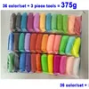 Clay Dough Modeling 36 Colors/Set Soft Air Dry Clay Polymer Plasticine Diy Fluffy Slimed Toys Handmade Kids Early Educational Chr Dhvki