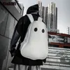 Tagie w talii Koreański styl zabawny duch duchowy plecak uczeń mody uliczny wielkopasowy halloweenowa torba szkolna 230828