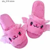 New Bat Halloween Flippers Shops Women Sapatos de pelúcia para casa leve silenciosa Slippe Men Flip Flip Flip Cartoon Kid Adu 1480