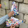 Sports Vulcanize Dress New Fashion Thick-soled Women's 2024 Female Graffiti White Shoes Outdoor Casual Sneakers Plus Size T230829 689