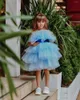 Mädchen Kleider Eleganz Tüll Blume Für Hochzeit Knielangen Kinder Festzug Kleid Poshoot Geburtstag Erstkommunion Kleid