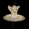 Dancewear Professionelles Ballett-Tutu-Kleid für Mädchen, Tanzkostüm für Kinder, Ballerinas, Pfannkuchen-Tutu für Kinder, Karneval, Jazz-Tanzkleid 230829