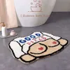 Carpet Rug Living Room Imitation Cashmere Funny Plush Cartoon Bath Absorb Water Floor Mats Doormat Non slip Bathroom 230828