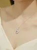 Pendant Necklaces Simple Titanic Heart Of Ocean Necklace Blue Crystal Love Forever For Women Wedding Party Jewelry