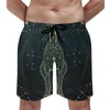 Shorts pour hommes Summer Board Kangaroo Sports Surf Astro Géométrie Minimaliste Art Print Beach Hawaii Maillot de bain à séchage rapide Grande taille
