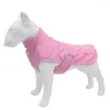 Psa odzieżowa kurtka dla zwierząt zimowa kamizelki zamek błyskawiczny jesienne polarne polar duże ubrania Oxford Odblaskowy pasek wodoodpornościowy tkanina ciepła