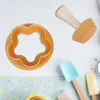 Baking Moulds Tart Press Tool Pastry Dough Tamper Kit Practical Flower/Circle Cookies Biscuit Cutter Cake Cup Mold Kitchenware