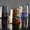 Şarap bardakları şeffaf Japon viski cam fincan kristal kokteyl brendi ev mutfak içme 260ml yaratıcı hediyeler
