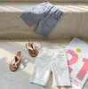 Trousers 2023 Style Girls Boys Denim Pants Cotton Summer Fashion Kids Shorts 1-7t KL770