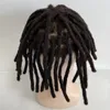 Sostituzione dei capelli umani vergini brasiliani da 10 pollici T # 1b / # 27 Dreadlocks Toupet in pizzo pieno per uomo nero