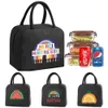 Lunchväskor Isolerad väska för kvinnor barn kylare påse bärbart arbete lunchlåda ispack tote mat picknick termisk maitresse handväskor 230828