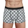 Mutande Segno Grigio Uomo Boxer Slip Massone Traspirante Biancheria intima divertente Stampa di alta qualità Pantaloncini Regali di compleanno