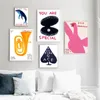 그림 David Shrigley Tiger Whale Shell Cat Wall Art Nordic Poster Prints 캔버스 그림 거실 장식 230828