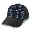 Ball Caps Male Mallard Ducks Basketball Cap Men Women Fashion All Over Print Black Unisex Adult Hat