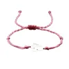 Charm-Armbänder mit Engel für Frauen, verstellbare Länge, Geschenk, Freundschaftsschnur-Armband, handgefertigt, wasserdicht, Modeschmuck, Geburtstag