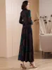 Robe de deux pièces Femmes Couleur Plaid Jupe en laine Costumes Printemps Automne Mode Élégant Bouton unique Slim Blazer et A-Line Ensembles longs