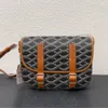 Sıradan Tasarımcı Erkek Kadınlar Yard Saddle Bag 7a Üst düzey Messenger Crossbody Klasik Zarf Moda Çanta Omuz Git Bahçe Çantası