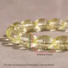 Pulseira de contas elásticas de jade quartzose dourada para pulseiras de promessa unissex autêntica pulseira de jade pulseiras amarelas pulseira de joias femininas