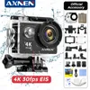 Axnen H9R H9 Action Camera Ultra HD 4K 30fps 1080p 60fps WiFi 2 Inch 170d تحت الماء مسجّل الفيديو