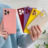 Fashion Candy Color Square Soft Silicone Phone Case For iPhone14 13 11 12 Pro Max XR X XS 7 8 Plus Bumper Shockproof Cover
