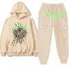 Męskie bluzy bluzy Y2K para bluza z kapturem Hip Hop Spider Web Letter Druku