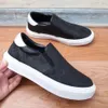 Men OLLIE shoes RICHELIEU leather designer casual shoes women lace-up Sneaker flame logo on the tongue 03