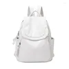 スクールバッグ女性のバックパックアンチーパ式ソフトレザーバックパックレジャー大容量旅行バッグショルダーレディーハンドバッグ