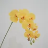 Decorative Flowers 20 Pcs Luxury 9 Heads Large Real Touch Orchid Fake For Home Table Decoration Flores Christmas Indie Room Decor