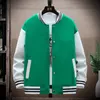 Jassen Hoodies Mannen/Jongen Baseball Jas Mannen Fashion Design Wijnrood Heren Slim Fit College Varsity Jacket Mannen Harajuku sweatshirt 230829